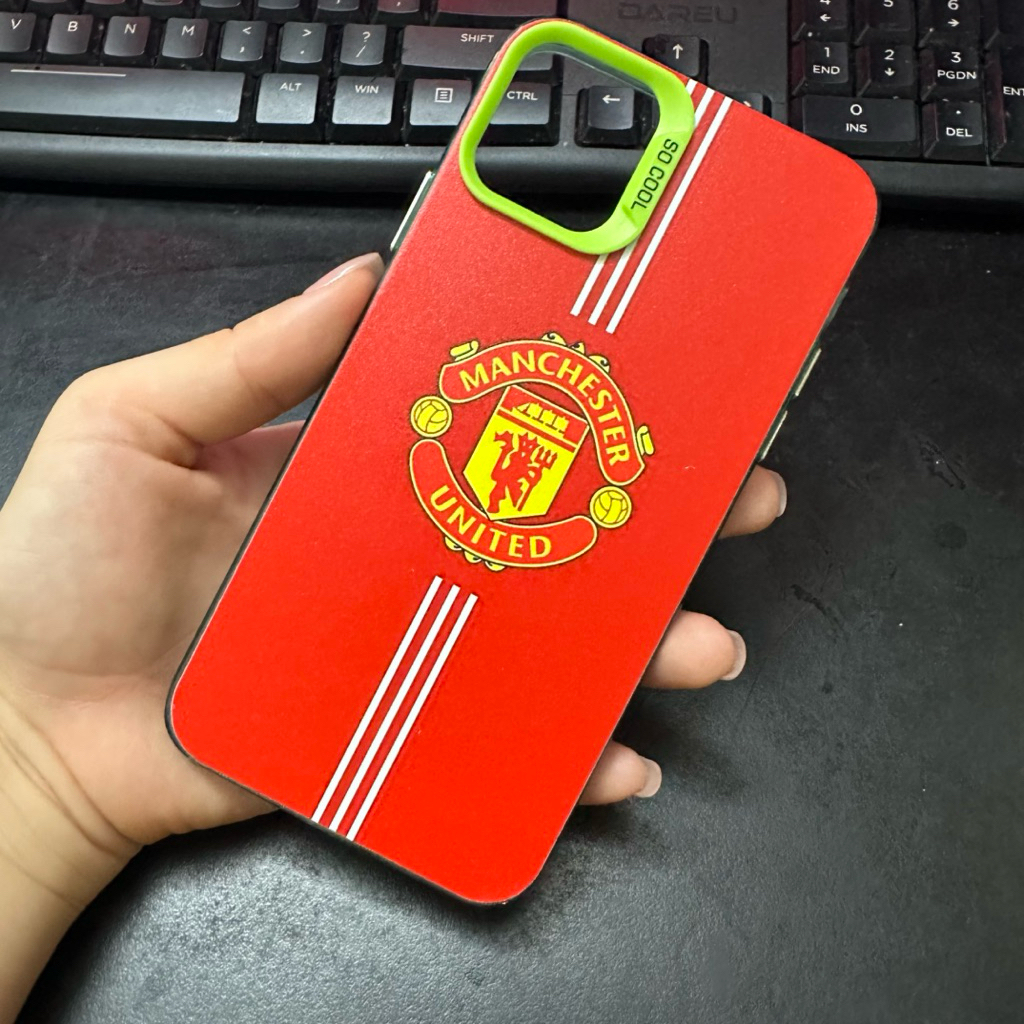 Ốp Lưng Điện Thoại CLB MU Đỏ Sọc