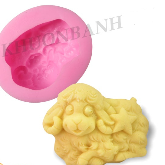 Khuôn silicon con dê khuôn 12 con giáp khuôn cung hoàng đạo bạch dương