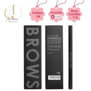  Chì kẻ lông mày FOCALLURE bền màu không thấm nước với 3 màu tùy chọn 1g FA-18 