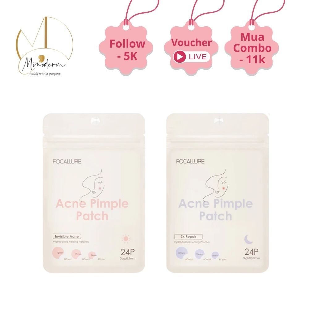 Miếng dán mụn FOCALLURE bám dính chắc chắn, chống thấm nước 2g Fa-186