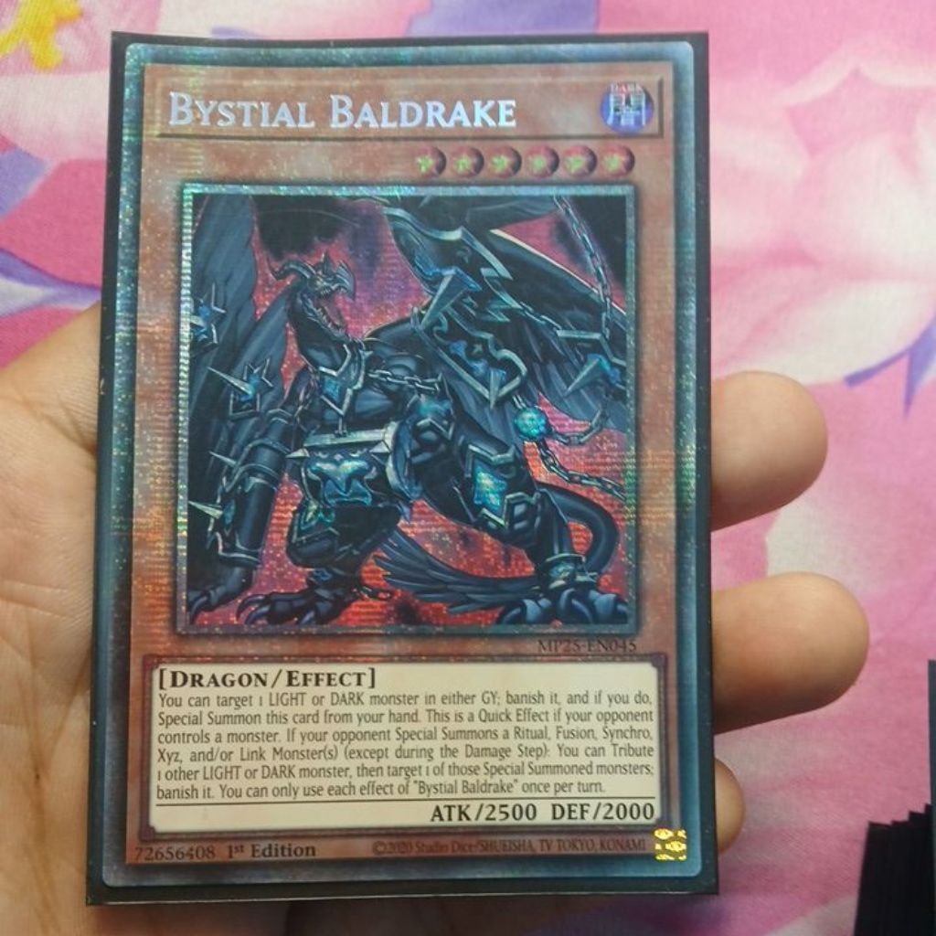 [Yugioh Biên Hòa Store] 1 lá thẻ bài MP25-EN045 Bystial Baldrake : Starlight Rare 1st Edition
