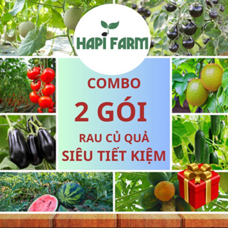 (Combo 2 Gói Tiết Kiệm) Hạt Giống Rau Củ Quả Dễ Trồng, Tập Làm Vườn, Rau Sạch Tại Nhà