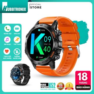 [CHÍNH HÃNG] Đồng hồ Thể Thao HubbWatch K52, thời lượng pin trâu 45 ngày, theo dõi sức khỏe, đo nhịp tim, huyết áp