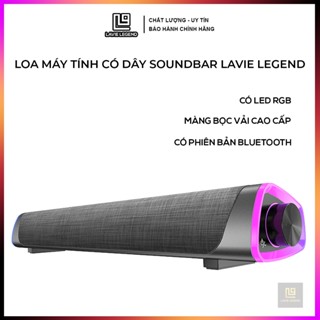 Loa Máy Tính Soundbar V8 Có Dây, Loa Bluetooth Âm Thanh HIFI Bass Mạnh Có LED RGB, Loa Dùng Cho PC Laptop TV
