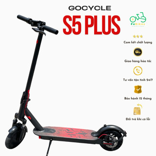  Xe Điện Scooter Gấp Gọn Gocycle S5 Plus – Pin 10.4Ah Động Cơ 350W Quãng Đường 30km Có APP & Giảm Xóc 