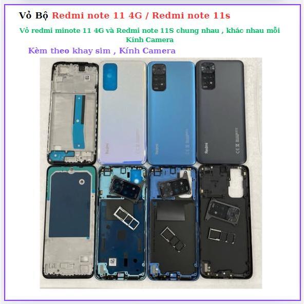 Vỏ Bộ xiaomi Redmi Note 11 4G,redmi note 11s 4G