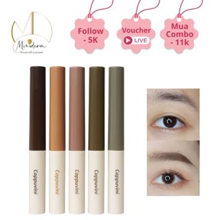  Chuốt lông mày MINODERM mascara giúp định hình và nhuộm lông mày tự nhiên đều màu và lâu trôi. 