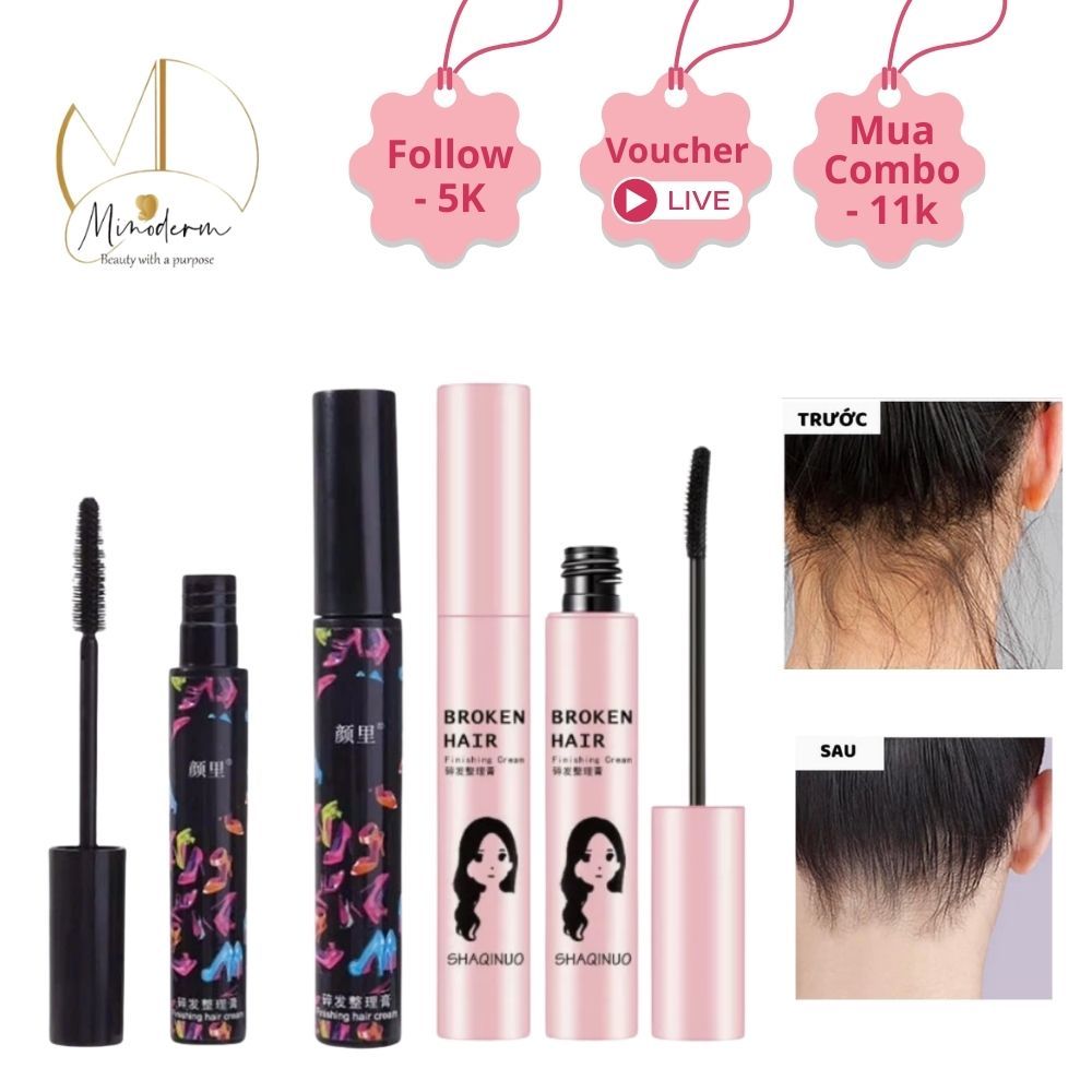 Mascara chuốt tóc con BEABIAI giữ nếp tóc mái, làm gon tóc con, hương thơm dịu nhẹ
