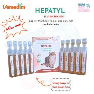  Hepatyl Vemedim - Dung Dịch Uống Giải Độc Gan Và Lợi Mật Dành Cho Mèo 