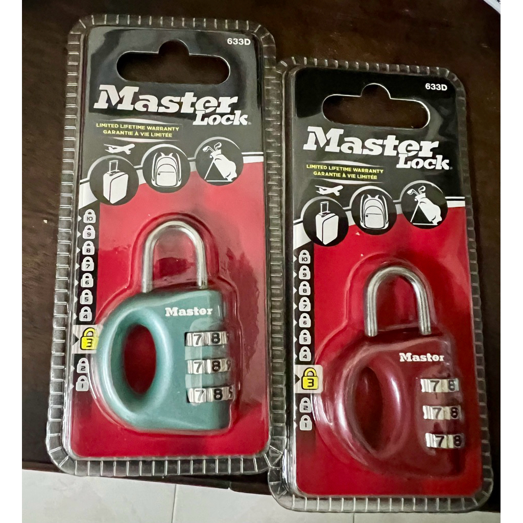 [Hỏa tốc HCM] Khóa Số Vali Master Lock 633 EURD - MSOFT