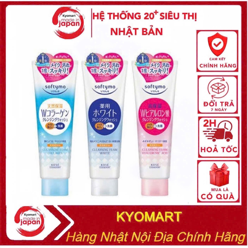 Sữa rửa mặt Kose Softymo nội địa Nhật