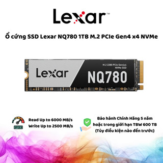 Ổ Cứng SSD Lexar NQ780 1TB M.2 PCIe Gen4 x4 NVMe (LNQ780X001T-RNNNG) – Gaming Hiệu Năng Cao - Hàng Chính Hãng