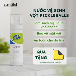 Dung Dịch Xịt Vệ Sinh Vợt Pickleball | Scentiful – Làm Sạch Bụi Bẩn, Khử Mùi, Diệt Khuẩn & Bảo Vệ Bề Mặt