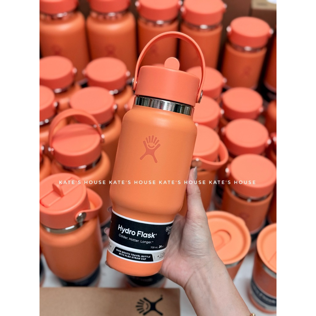 Bình giữ nhiệt Hydro Flask 24OZ WIDE FLEX STRAW TRAVEL BOTTLE - hoả tốc 2h