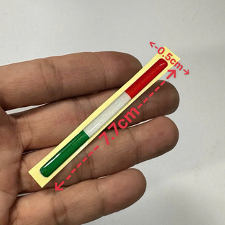 Tem Nổi logo Cờ Ý Phản Quang Dán Xe Máy