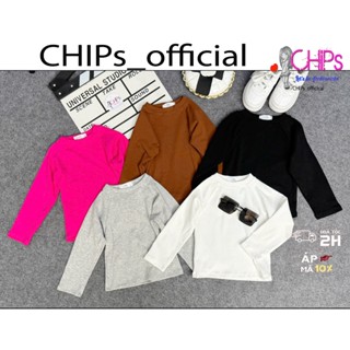 Áo Giữ Nhiệt Dài Tay Thu Đông Cổ Tròn Cho Bé Trai Bé Gái (SHOP CHIPs)