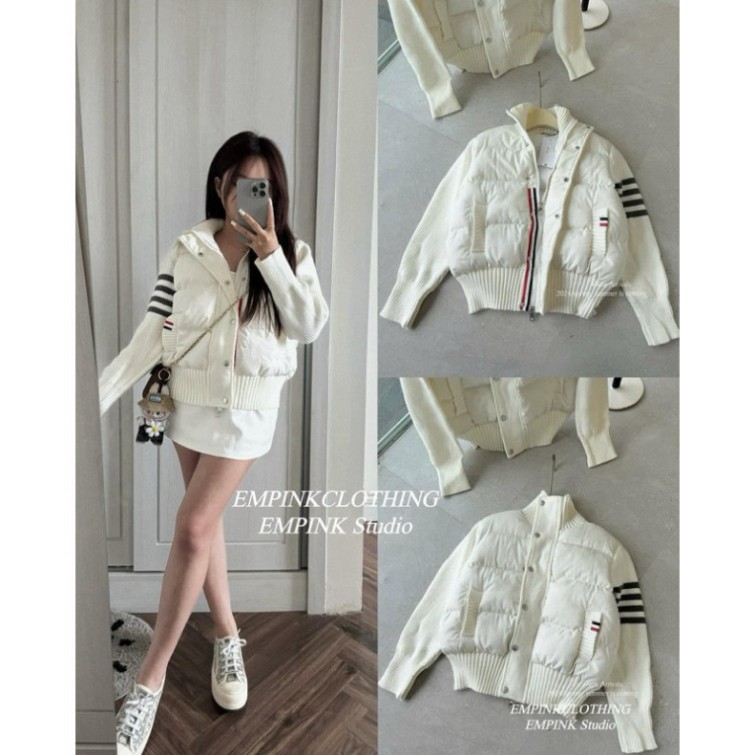 𝙏𝒉𝙖𝒐𝙫𝒊_𝑼𝙡𝒍𝙯𝒂𝙣𝒈 / PHAO BOMBER THOM PHỐI TAY LEN DỆT KIM THOM - ÁO PHAO TAY LEN NEW 2026 | BigBuy360 - bigbuy360.vn