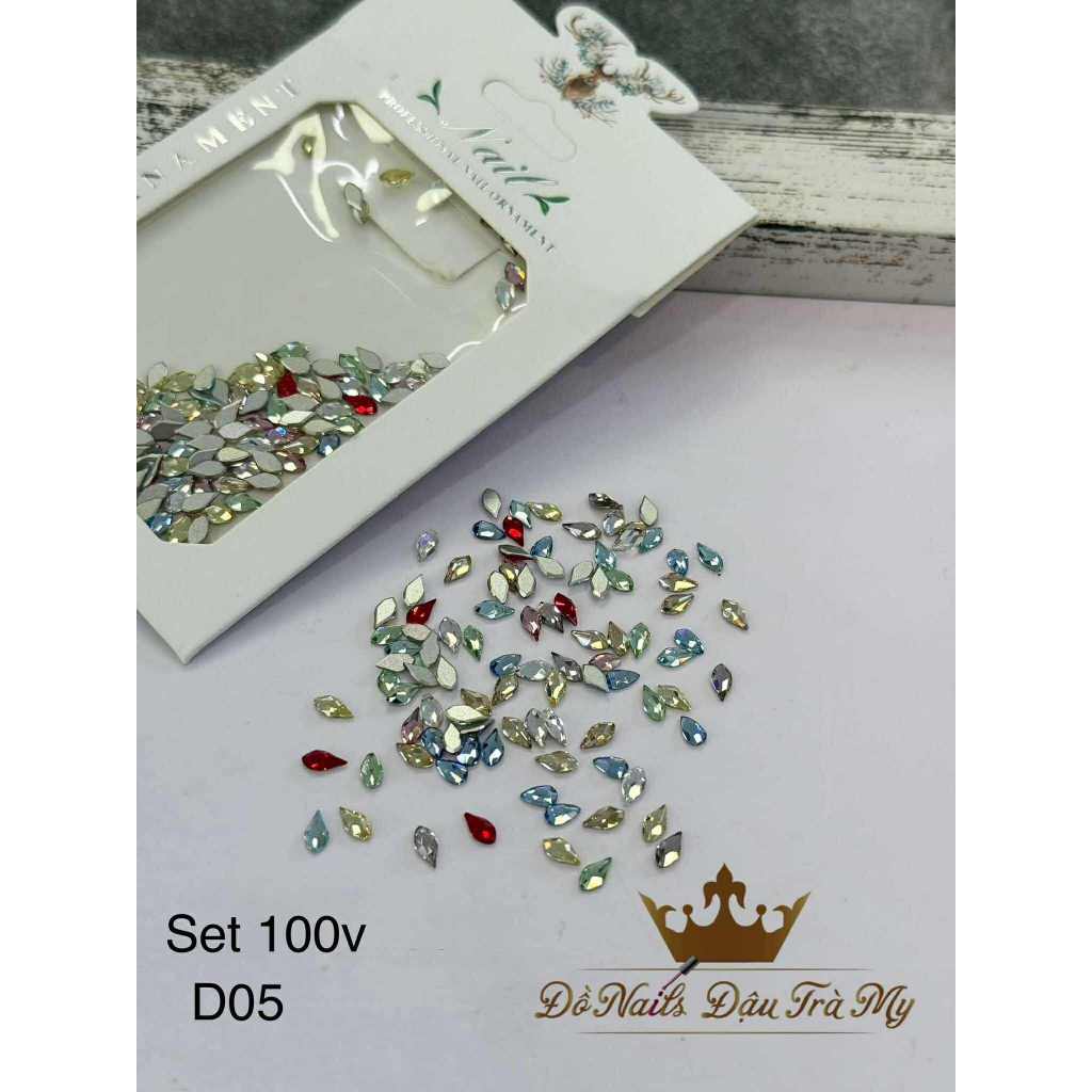 Set đá mini giọt nước D05