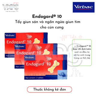  Endogard® 10 - Viên nhai tẩy giun sán và ngừa giun tim dành cho chó 
