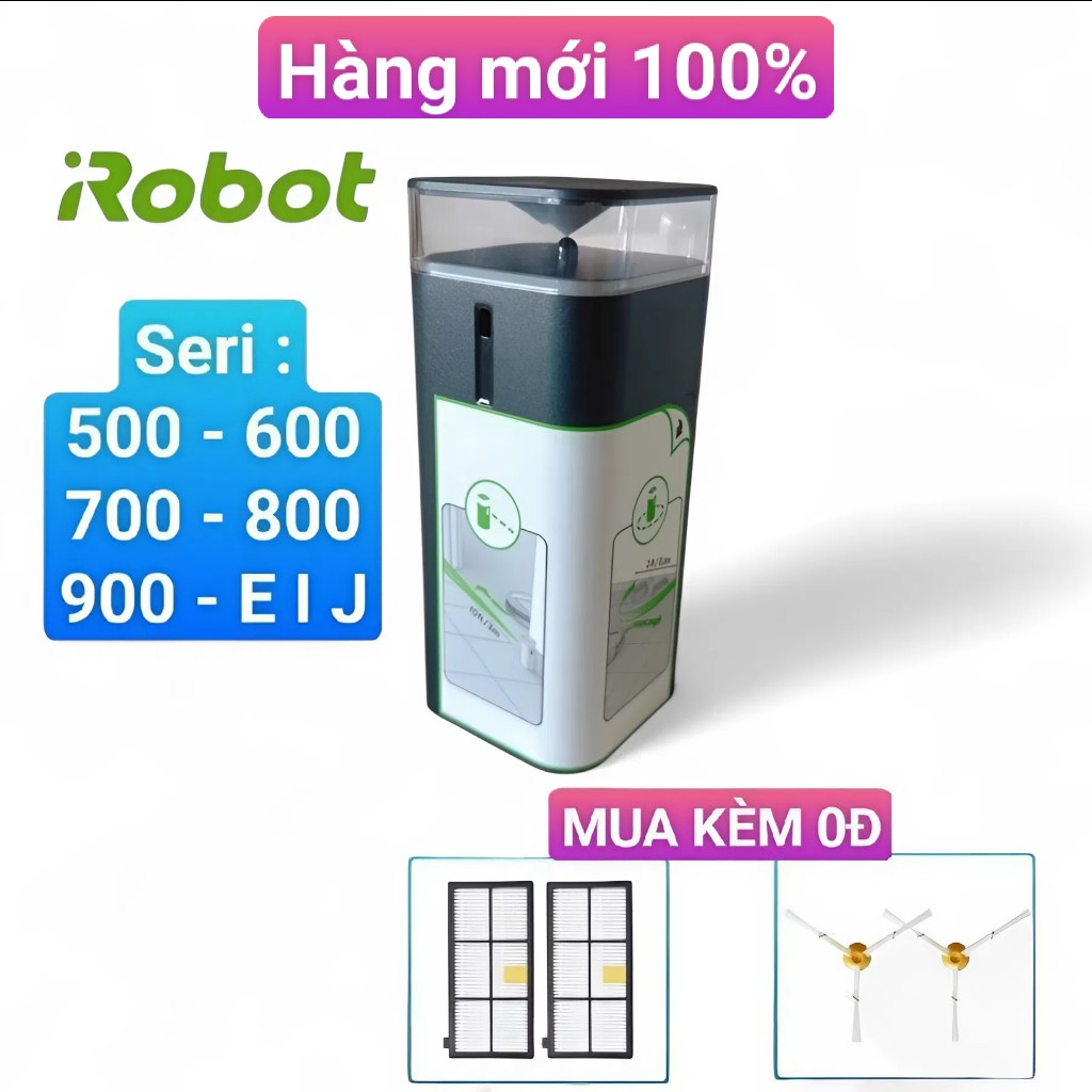 Fullbox new 100% Cục chắn cửa irobot roomba hàng chính hãng Series 500 600 700 800 900 e5 i3 i7