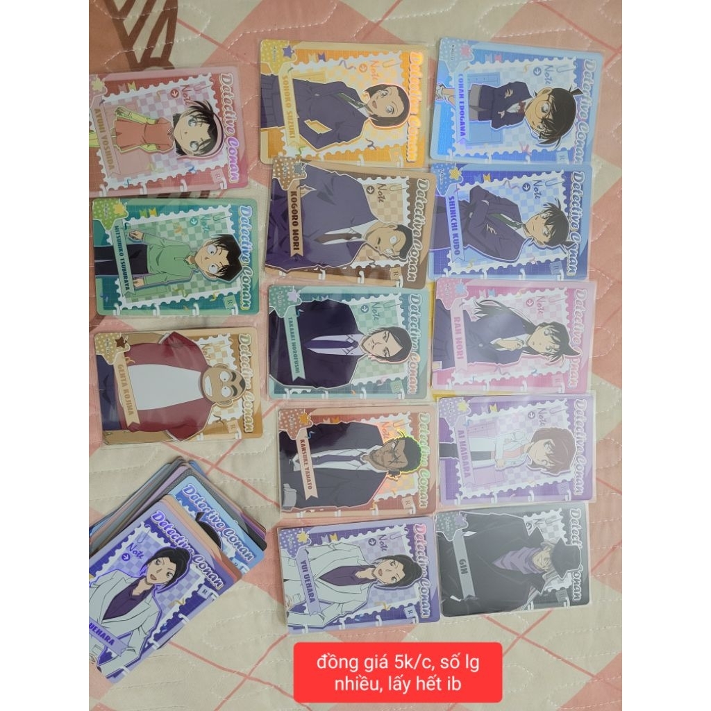 [OFF] Card Detective Conan kayou vol 3 chính hãng - Thám tử lừng danh Conan - Card Bo Góc Amuro, Hei