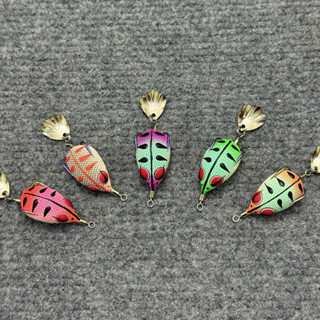  Nhái Hơi CHADO H1 Mini 2.8cm – Mồi Câu Lóc 5g Nổi Chìm Cao Su Siêu Dai Màu Sắc Bắt Mắt |Có Thìa Nhái Lưỡi Titan Đen Độ 