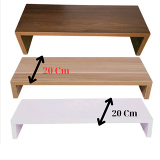  Kệ để màn hình RỘNG SÂU 20CM Kệ gỗ để bàn Cao cấp mặt kệ không lộ vít gỗ dày 17 li chắc chắn 