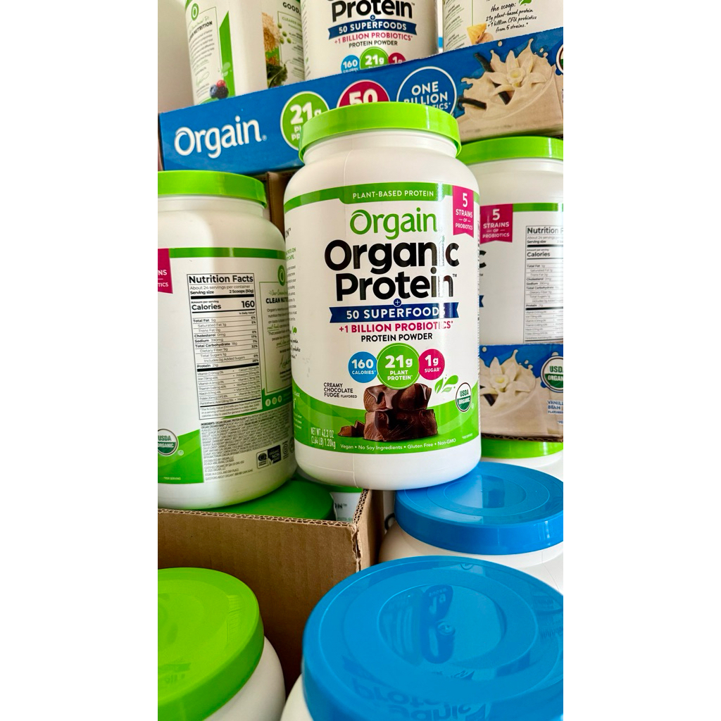 Protein Organic Orgain bột hữu cơ thuần chay