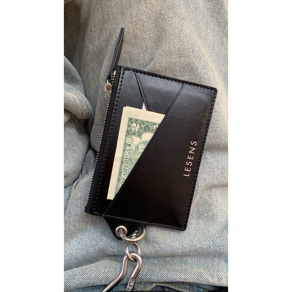 Ví Da CASSETTE ZIP WALLET Nhiều Ngăn Đựng Thẻ Chất Liệu Da Bò Pullup SENSSE - CASSETTE ZIP WALLET | BigBuy360 - bigbuy360.vn