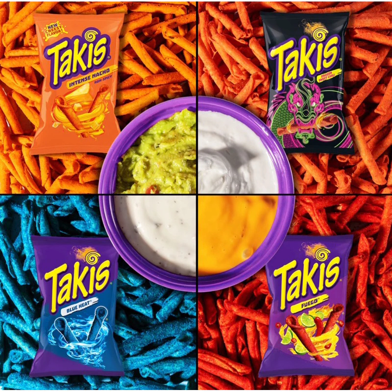 Bánh Snack Takis Nhiều Vị - Size Lớn 280G