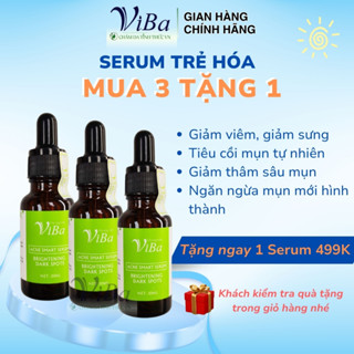 Serum Mụn Viba Tinh Chất Khoáng Tươi Tràm Trà Mật Ong Giảm Thâm Cải Thiện Tổn Thương Da Serum Chấm Mụn VIBA