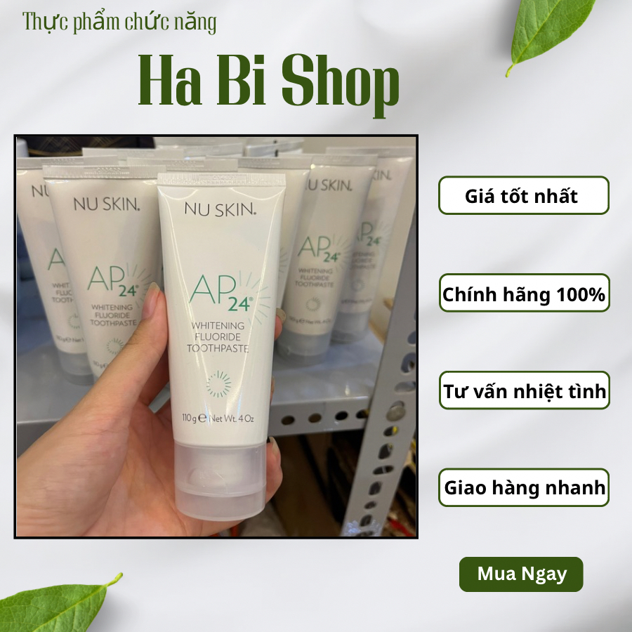 Kem đánh răng Ap24 Nuskin 110g. Hàng chính hãng , hạn dùng mới nhất.