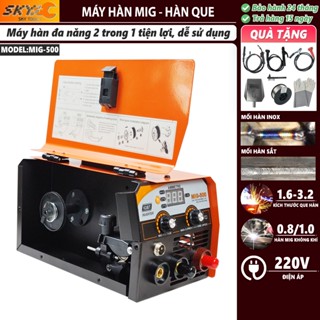 Máy hàn MIG + hàn que 2 chức năng MIG-500 mini chính hãng SKY không dùng khí