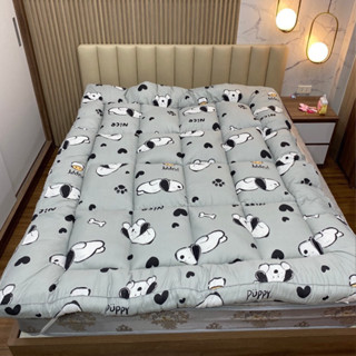 Topper nệm dày 6 đến 8cm tấm topper Boss Decor tiện nghi gấp gọn gàng khi không sử dụng