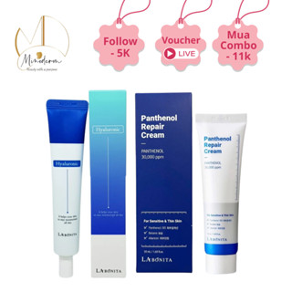 Kem dưỡng ẩm LABONITA B5 PANTHENOL, HYALURONIC ACID HA cream phục hồi cấp ẩm da