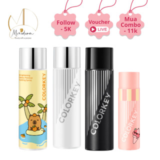 Xịt Khóa Nền Colorkey cố định lớp makeup lâu trôi, dưỡng ẩm, kiềm dầu chống thấm nước 100Ml