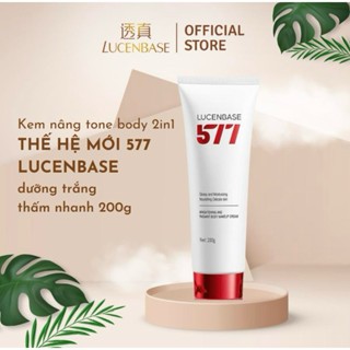 [MẪU MỚI] Kem 2in1 577 nâng tone và dưỡng trắng da body ban ngày Lucenbase 200g