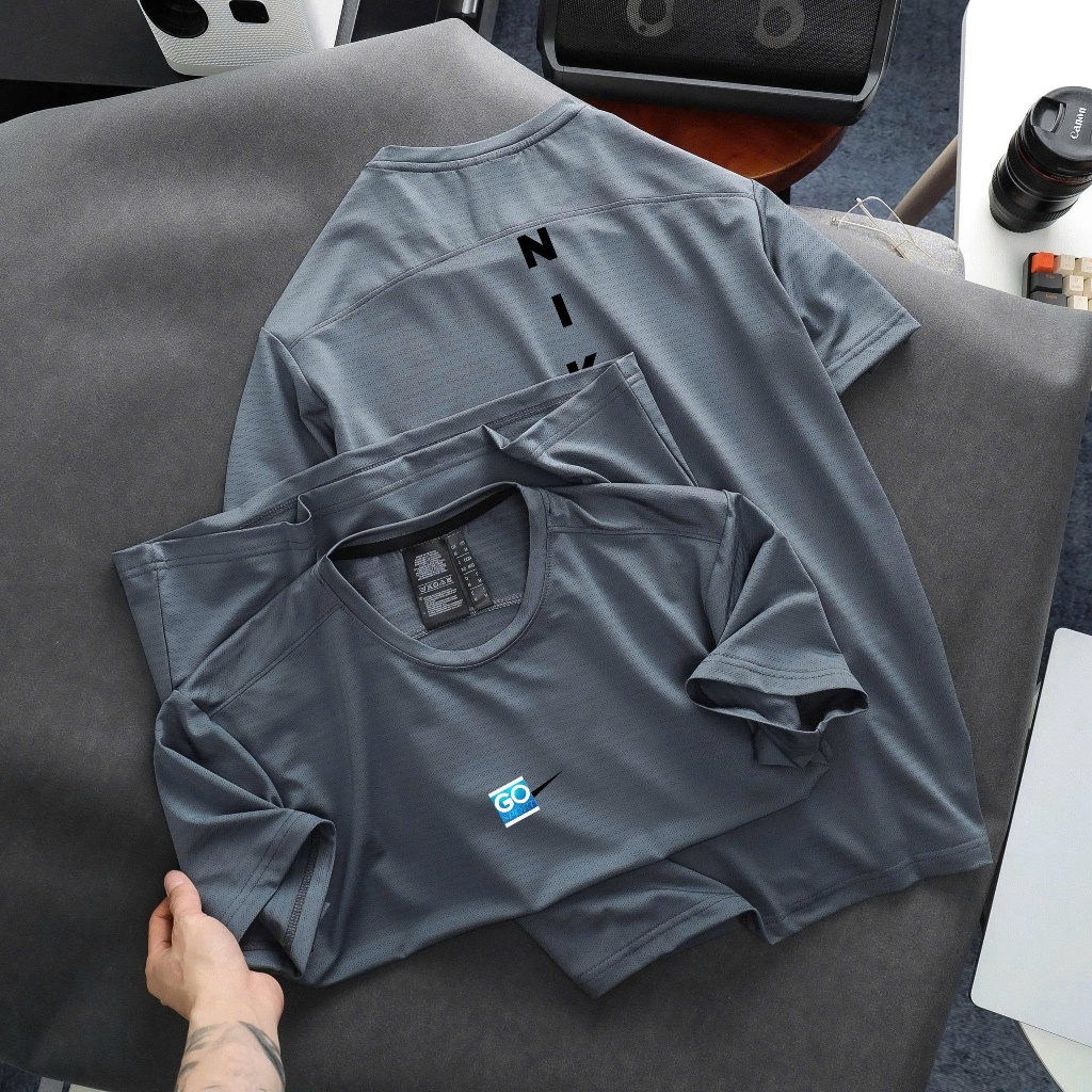 Áo Thun Thể Thao Nam Training Chalf chất poly lỗ kim cao cấp, thoáng mát