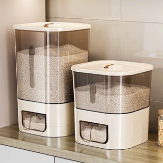 Thùng đựng gạo thông minh có nắp kín chống ẩm mốc, thiết kế lấy gạo tiện lợi – dung tích 6.5kg & 11.5kg