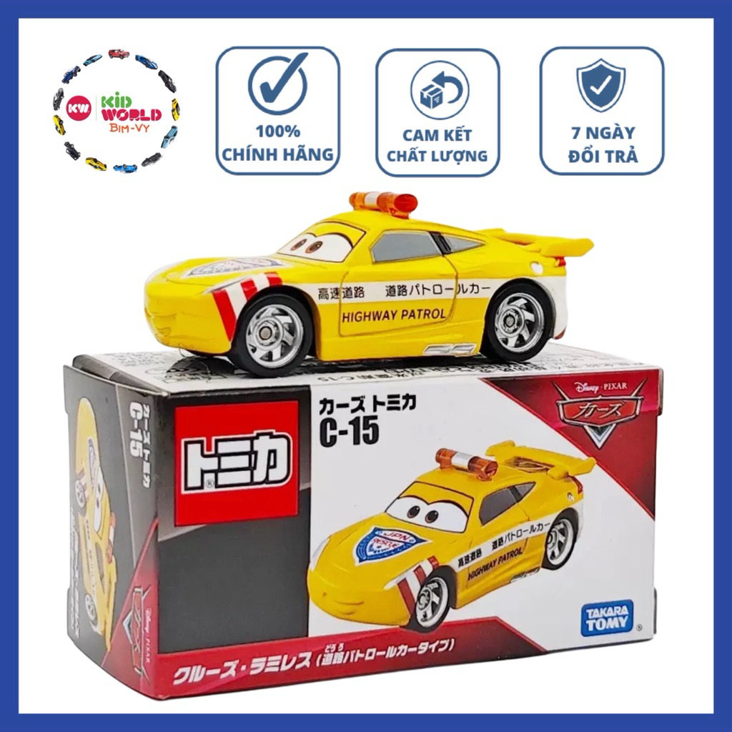 Xe mô hình Tomica Box McQueen Cars-Cruz Ramirez C-15.