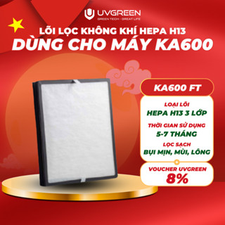 [UVG] Màng Lọc (Lõi Lọc) HEPA H13 Diệt Khuẩn Cho Máy Lọc Không Khí UVGREEN KA600 FT - Bộ Lọc 3 Lớp, Lọc Sạch Bụi Mịn
