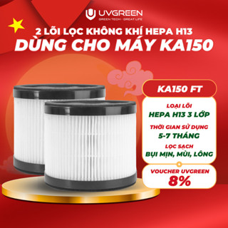 [UVG] Combo 2 Màng Lọc HEPA H13 Diệt Khuẩn Cho Máy Lọc Không Khí UVGREEN KA150 FT - Bộ Lọc 3 Lớp, Loại Bỏ 99,97% Bụi Mịn