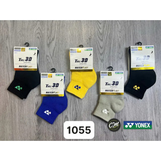   HÀNG CHÍNH HÃNG  Vớ Cầu Lông Yonex 1055 - Size Nam và Nữ - Mềm Mại Chống Trơn Trượt 