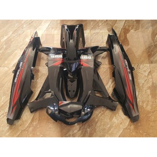  Dàn áo xe Sirius 110 50cc Đen - Nhựa ABS cao cấp Tặng tem PVC 3 lớp 