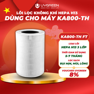 [UVG] Màng Lọc (Lõi Lọc) HEPA H13 Diệt Khuẩn Cho Máy Lọc Không Khí UVGREEN KA800 FT - Bộ Lọc 3 Lớp, Lọc Sạch Bụi Mịn