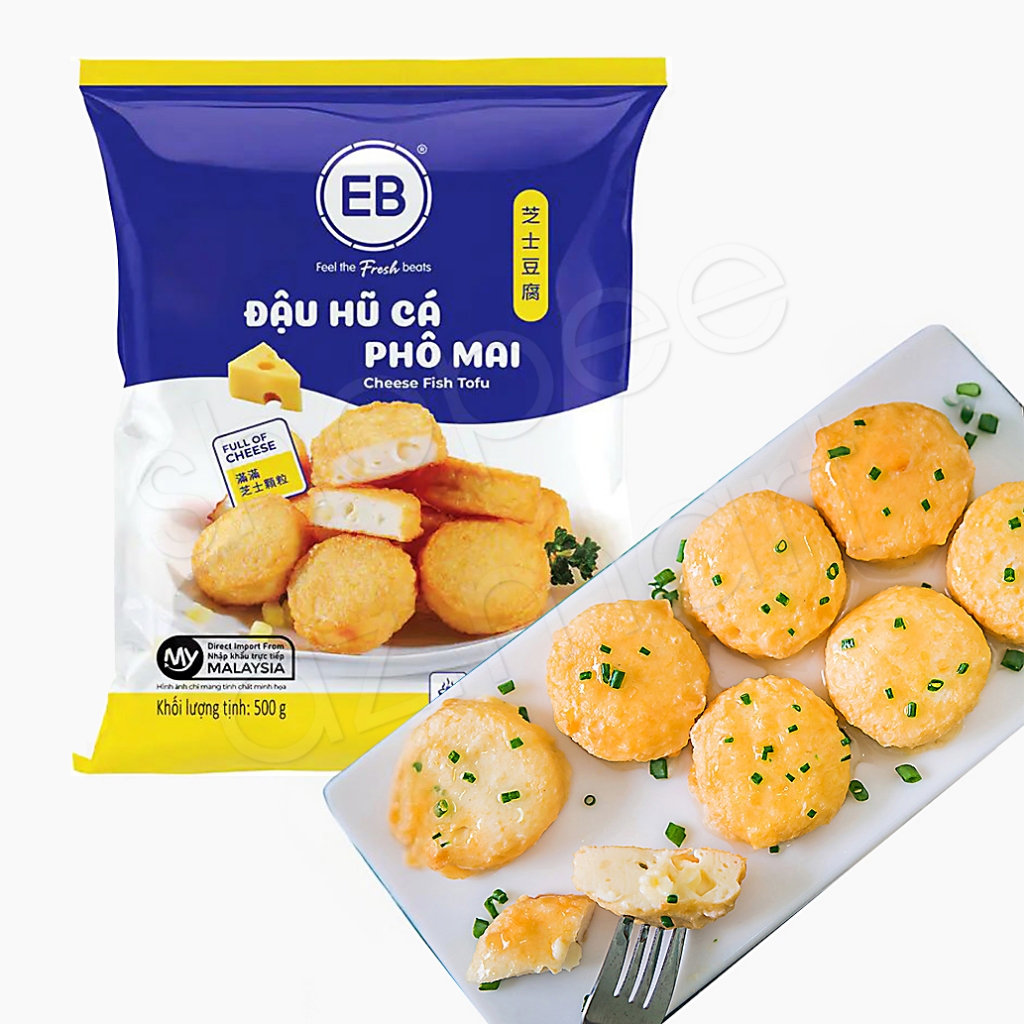 EB Đậu Hủ Cá Phô Mai Tươi Viên Thả Lẩu Malaysia Cheese Fish Tofu