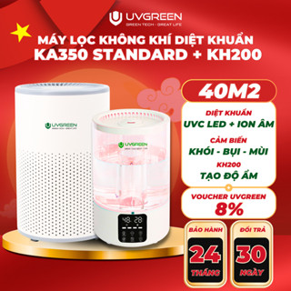 [UVG] Combo Máy Lọc Không Khí KA350 & Máy Phun Sương Tạo Ẩm KH200 - UVC LED - Lọc Sạch Bụi Mịn - Xông Tinh Dầu