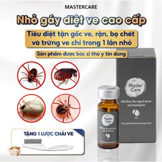 Nhỏ Gáy Diệt Ve Cho Chó Mèo MASTERCARE Cao Cấp Lọ 1cc Hiệu Quả Tức Thì Đánh Bay Ve Ghẻ Cho Thú Cưng