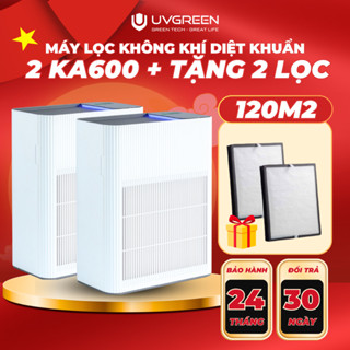 [UVG] [TẶNG 2 LỌC] Combo 2 Máy Lọc Không Khí Diệt Khuẩn UVC LED UVGREEN KA600 60m2 - Công Nghệ Hiện Đại