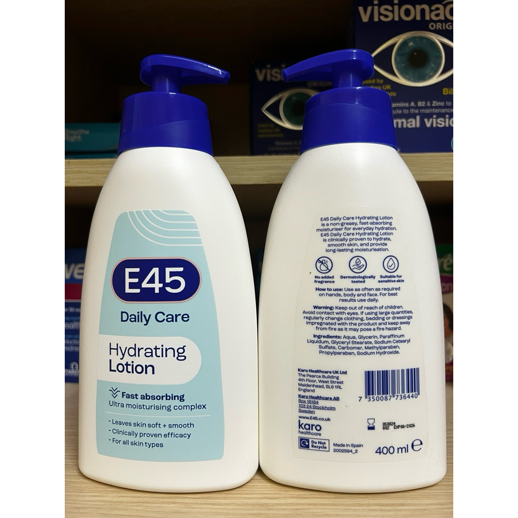 E45 lotion 400 ml hàng mới về